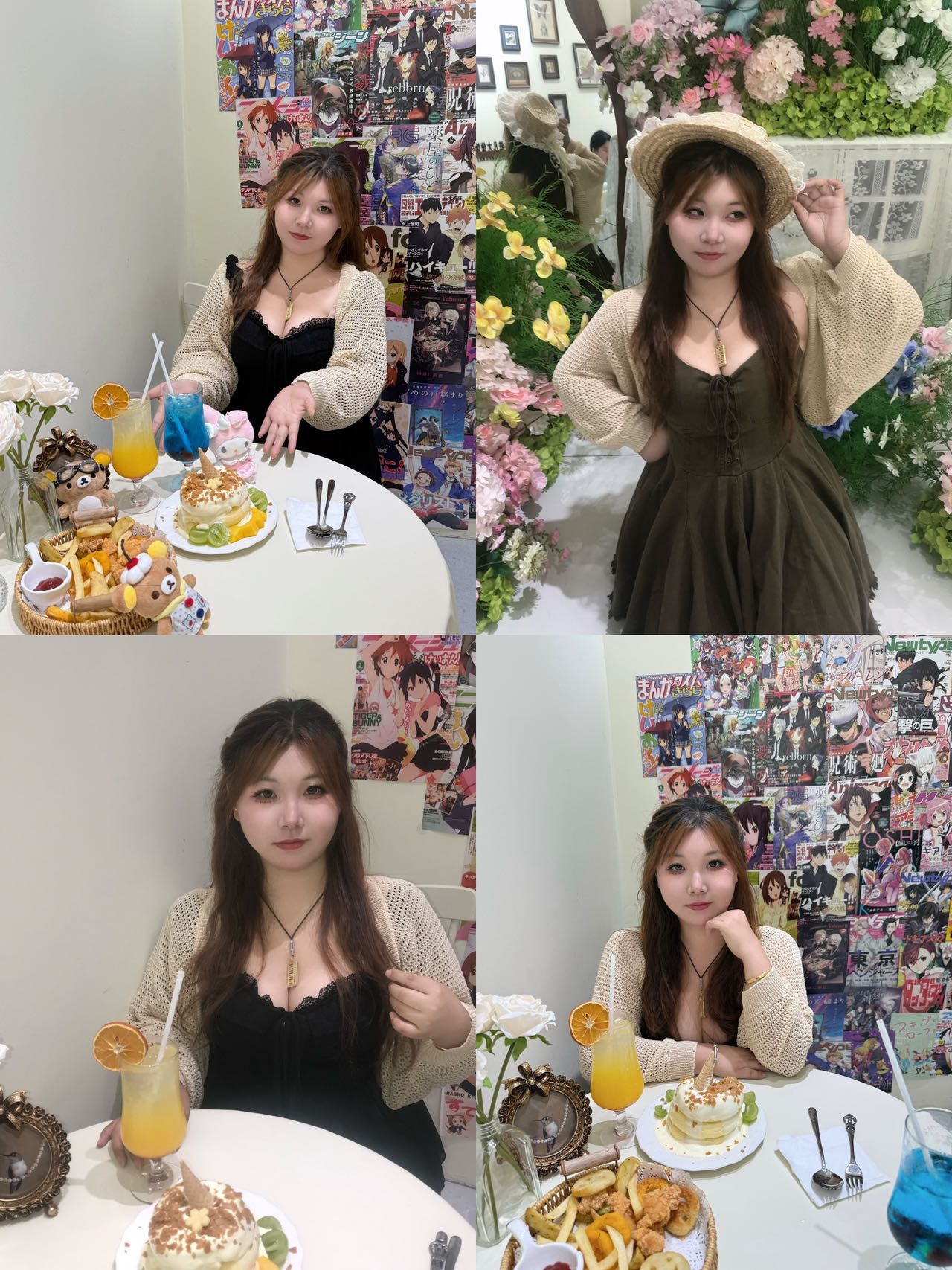 日系甜品店｜森系田园少女感人像写真
